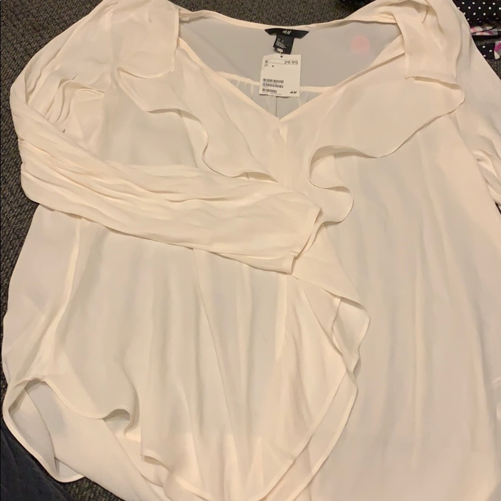 Cream blouse